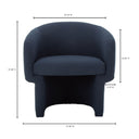 Franco - Chair - Dark Indigo - Moe's Home Collection - Accent Chairs - Elite Enclave Home