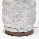 Lamp Base LED With Beige Shade - Gray