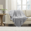 Duke - Long Throw - Gray - Madison Park - Throws - Elite Enclave Home