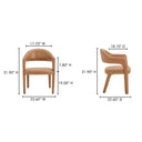 Martens - Dining Chair - Brown - Moe's Home Collection - Side Chairs - Elite Enclave Home