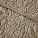 Quebec - Oversized Quilted Throw - Khaki - Madison Park - Throws - Elite Enclave Home