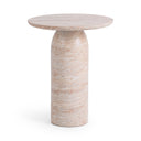 Sana - Outdoor Round Accent Table - Beige - Classic Home - Accent Tables- Elite Enclave Home