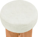 Jasper - Stool - Cream - Meridian Furniture - Counter Height (24" - 27") - Elite Enclave Home