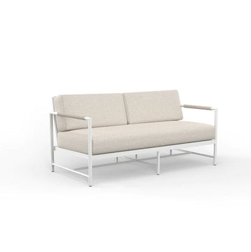 Sabbia - Loveseat, No Welt - Echo Ash / White