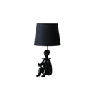 Sculptural Clown Phone Holder Desk Lamp - Black