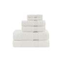 Organic - 6 Piece Towel Set - White - Madison Park - Towel Sets - Elite Enclave Home