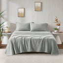 Micro Fleece - Twin Long Sheet Set - Gray