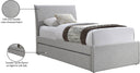 Myles - Linen Twin Trundle Bed - Meridian Furniture - Trundle Beds - Elite Enclave Home