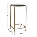 Ovard - Antiqued Accent Table - Bronze - Uttermost - Accent Tables- Elite Enclave Home