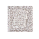 Printed Satin - Queen Sheet Set - Taupe Leopard