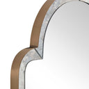 Brayden - Antique Arch Mirror - Plated Antique Brass