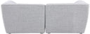 Miramar - 2 Seat Modular Sofa - Meridian Furniture - Stationary Sectionals - Elite Enclave Home