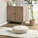 Loretta - Round Floor Pillow Cushion - Ivory - Intelligent Design - Floor Pillows - Elite Enclave Home