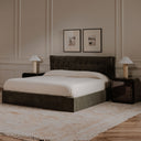 Sebastion - Queen Storage Bed - Green - Moe's Home Collection - Storage Beds - Elite Enclave Home