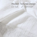 Anna - Sheer Shower Curtain - White - Madison Park - Shower Curtains - Elite Enclave Home