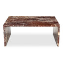 Rosa - Coffee Table - Rosso Levnato Marble - Moe's Home Collection - Coffee Tables - Elite Enclave Home