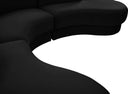 Rosa - Sectional - Meridian Furniture - Stationary Sectionals - Elite Enclave Home