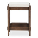 Ashby - Counter Stool - Beige - White - Moe's Home Collection - Counter Height (24" - 27") - Elite Enclave Home