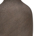 Ceramic Urn Table Lamp With Beige Drum Shade - Gray - HomeRoots - Table Lamps - Elite Enclave Home