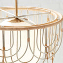 Arches - 1 Light Rattan Pendant - Light Brown