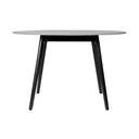 Rounded Stone Outdoor Dining Table - Gray