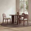 Emil - Dining Chair (Set of 2) - Cream / White / Dark Brown - Moe's Home Collection - Chair Sets - Elite Enclave Home