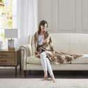 Zuri - Oversized Throw - Tan - Madison Park - Throws - Elite Enclave Home