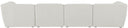 Miramar - 4 Seat Modular Sofa - Meridian Furniture - Stationary Sectionals - Elite Enclave Home