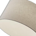 Steel Arc Floor Lamp With Solid Color Empire Shade - Silver / White - HomeRoots - Floor Lamps - Elite Enclave Home