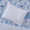 Christa - Floral Striped Duvet Cover Set - Blue