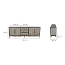 Mako - Large Sideboard - Dark Gray - Moe's Home Collection - Sideboards - Elite Enclave Home