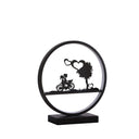13" Bedside LED Table Lamp - Black