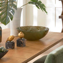 Veridian Shimmer - Earthy Glass Bowl - Green - Uttermost - Plates & Bowls - Elite Enclave Home