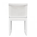 Aluminum Indoor Outdoor Dining Chair (Set of 2) - White
