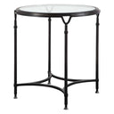Samson - Glass Side Table - Black
