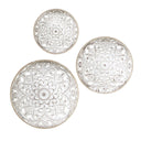 Medallion Trio - Wall Decor (Set of 3) - Natural / White - Madison Park - Wall Decor - Elite Enclave Home
