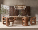 Amra - 94" Dining Table - Sandstone Greige - Classic Home - Dining Tables - Elite Enclave Home