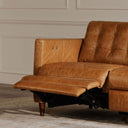 Bridgers - Leather Power Recliner Sofa - Tan - Moe's Home Collection - Reclining Sofas - Elite Enclave Home