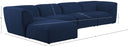Miramar - 5 Piece Modular Sectional - Meridian Furniture - Stationary Sectionals - Elite Enclave Home