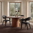 Martens - Dining Chair Leather - Black - Moe's Home Collection - Side Chairs - Elite Enclave Home