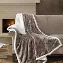 Elma - Oversized Textured Throw - Tan - Madison Park - Throws - Elite Enclave Home