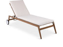 Maui Water-Resistant Outdoor Patio Lounger – aluminum frame with water-resistant mesh cushions in white or gray