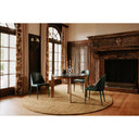 Burton - Vegan Leather Dining Chair (Set of 2) - Dark Teal - Moe's Home Collection - Chair Sets - Elite Enclave Home