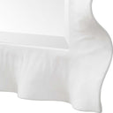 Haya - White Scalloped Mirror