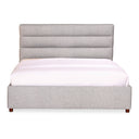 Takio - Queen Bed - Gray - Moe's Home Collection - Upholstered Beds - Elite Enclave Home