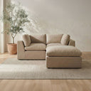 Cates - Nook Modular Sectional - Pebble - Moe's Home Collection - Stationary Sectionals - Elite Enclave Home