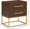 Maxine - Night Stand - Meridian Furniture - Accent Nightstands - Elite Enclave Home