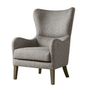 Arianna - Swoop Wing Chair - Gray - Madison Park - Wingback Chairs - Elite Enclave Home