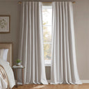 Karien - 2 Piece 52x108" Sound Blocking/Total Blackout Curtain Panel Pair - White