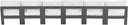Nizuc - Outdoor Patio 6 Seat Armless Modular Sofa With Gray Frame - Meridian Furniture - Stationary Sectionals- Elite Enclave Home
